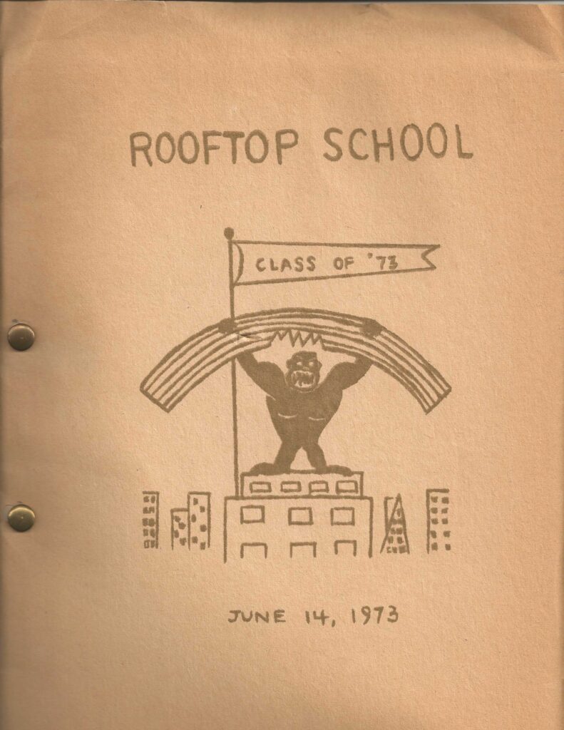 King Kong & The Rooftop Rainbow by 5th grader Yvette Weeks.